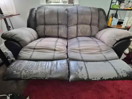 Photo of free Loveseat Recliner (Bronzeville) #3