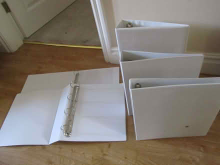 Photo of free Ring Binders, White 4 ring Presentation, 2 ring various cols (Littleover DE23) #2