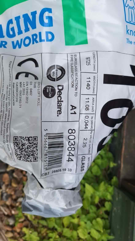 Photo of free Roll of Knauf loft insulation (Milton Regis ME10) #2