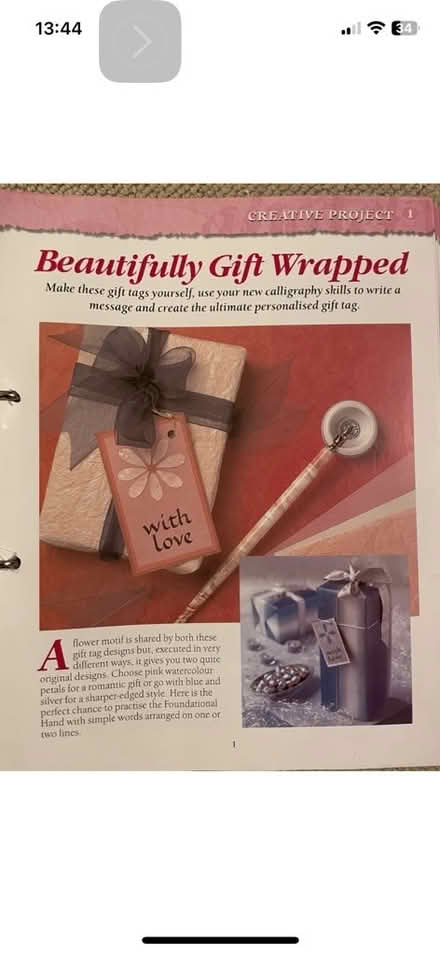 Photo of free The Art of Calligraphy by Hachette - 8 full volumes (Horsell GU21) #3