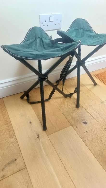 Photo of free Two folding chairs/stools (BN20) #1