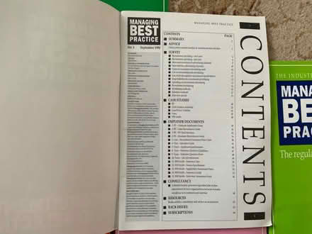 Photo of free Industrial Society Managing Best Practice books (Westbrook WA5) #3