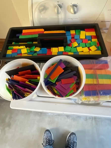 Photo of free Base Ten Blocks and Plastic Shapes (South Torrance) #1