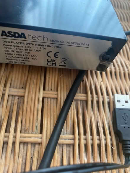 Photo of free ASDA DVD Player (LA14) #1