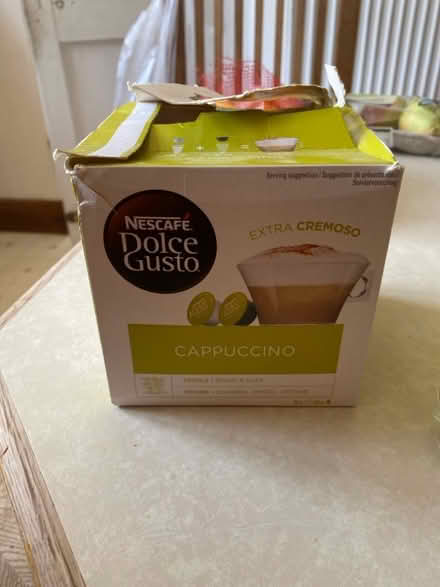 Photo of free Dolce Gusto Cappuccino coffee capsules (Hayes BR2) #1