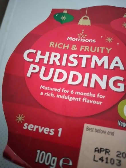 Photo of free Unopened Christmas pudding (Haywood RG12) #1