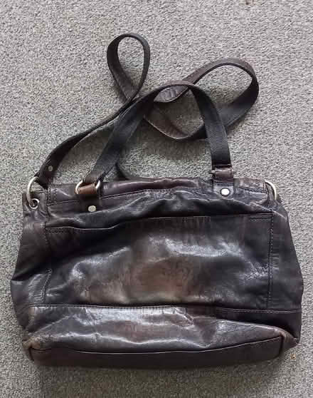 Photo of free Black Fossil satchel style leather handbag (Harrogate HG2) #2