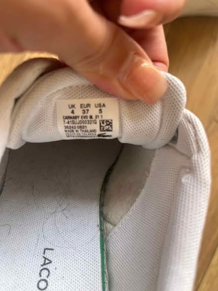 Photo of free Original Lacoste shoes (Brentford) #3