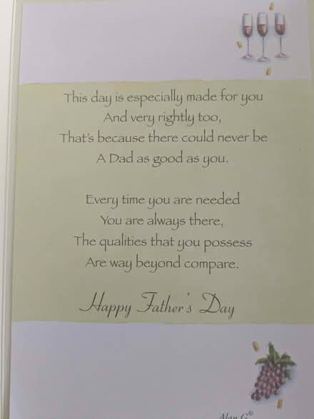 Photo of free Father's Day Card and a Birthday Card (Beulah Hill SE19) #2