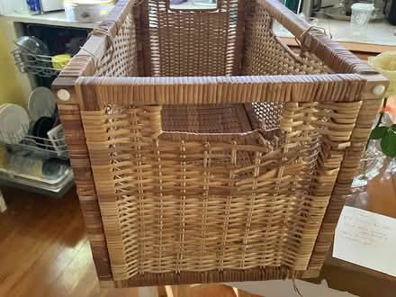 Photo of free old large wicker storage baskets (sausalito) #3