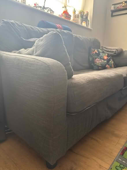 Photo of free Ikea grey sofa (Wylde green B72) #2