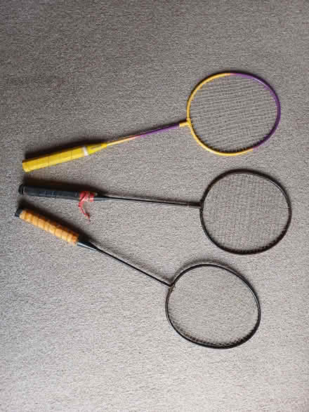 Photo of free Badminton racquet x3 (Bicton Heath SY3) #1
