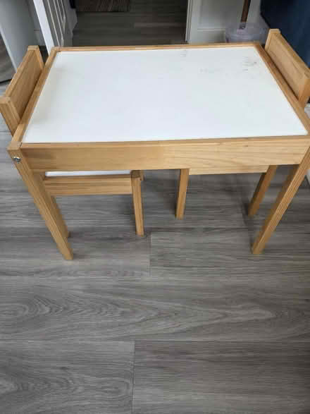 Photo of free Little IKEA child table & chairs (Edwalton NG12 4LA) #1