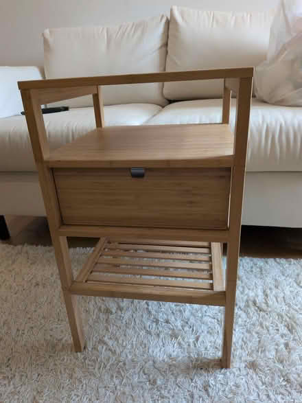 Photo of free Wooden bedside table (Hampstead NW3) #1