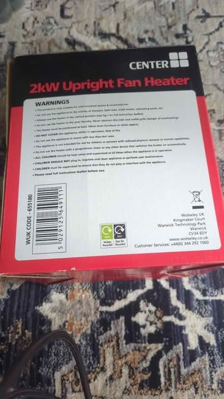 Photo of free Fan heater (En2) #2