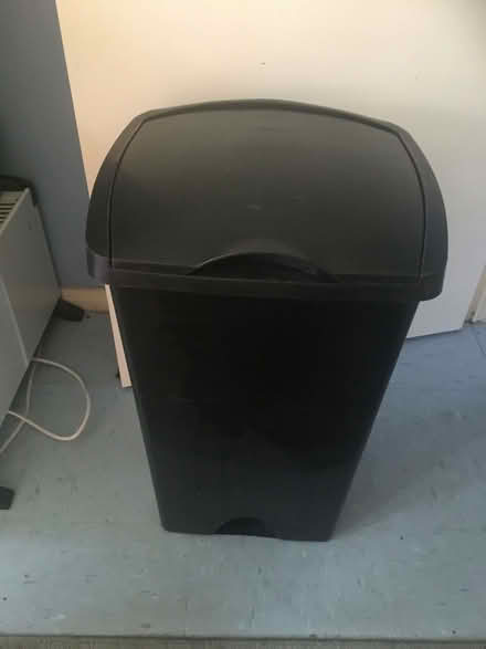 Photo of free Black plastic Waste bin, still in good order (Cradley WR13) #1