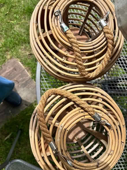 Photo of free Two bamboo garden lanterns (Teddington Tw11) #2