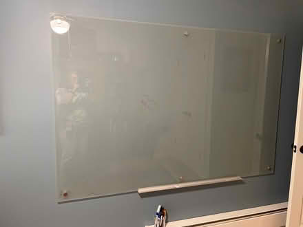 Photo of free Large glass-board and markers (DC side of Warrenton) #1