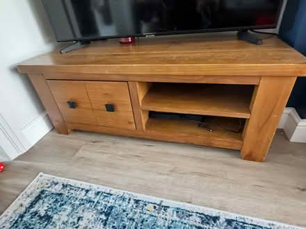 Photo of free Tv/ media unit - solid wood (Harrogate HG2) #1