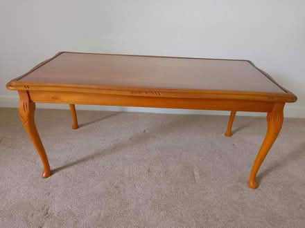 Photo of free Coffee table with glass inlay top (Wigmore ME7) #3