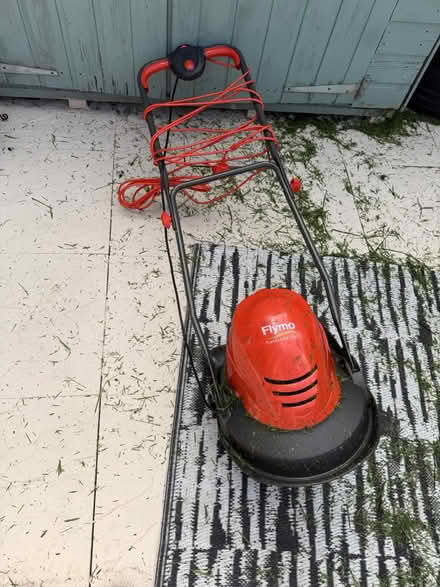 Photo of free Flymo scatter lawn mower (Salford, M7) #2