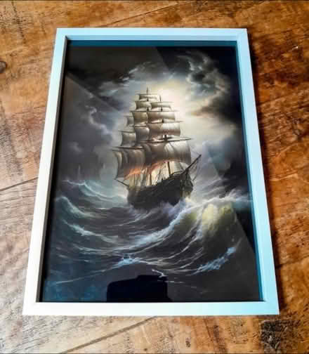 Photo of free Picture Fame with ship print (Earley RG6) #1