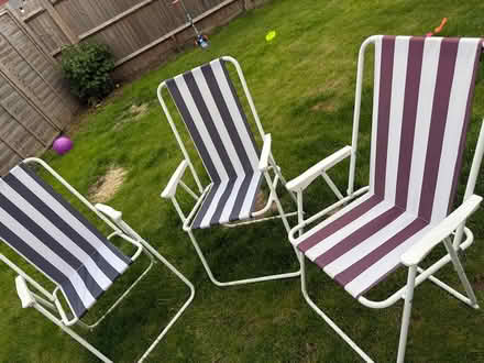 Photo of free 3 x fold up chairs (Willingdon) #1