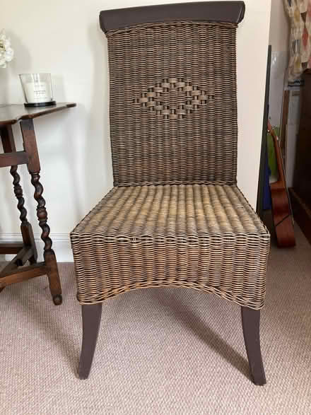 Photo of free 2 chairs rattan and heavy (Powys House EX10) #1
