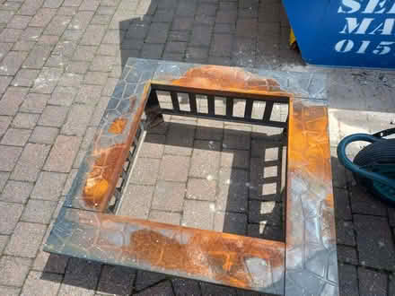 Photo of free Metal Fire Pit. (Knotty Ash L12) #2