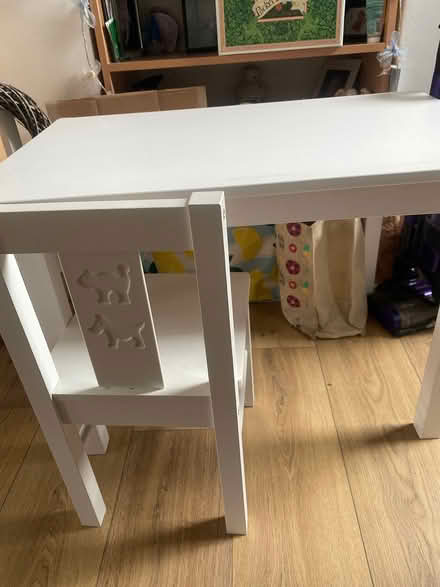 Photo of free IKEA child’s storage unit, IKEA table and 2 chairs and bedsi (Grays RM17) #4