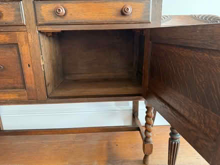 Photo of free Edwardian oak sideboard (Wheatley OX33) #2