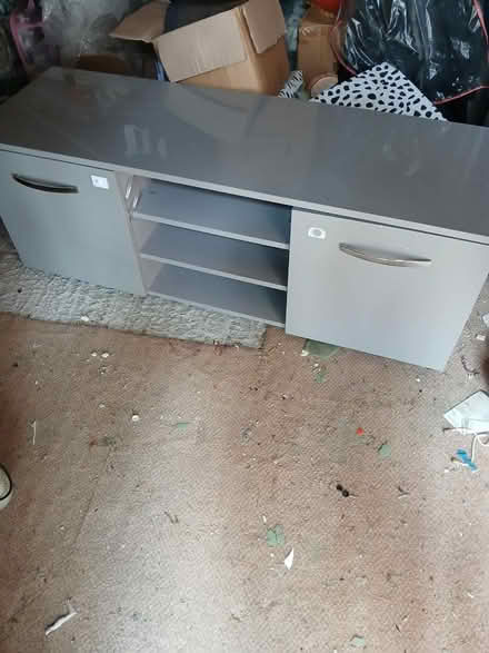 Photo of free Grey TV cabinet (CM3 6JG) #1