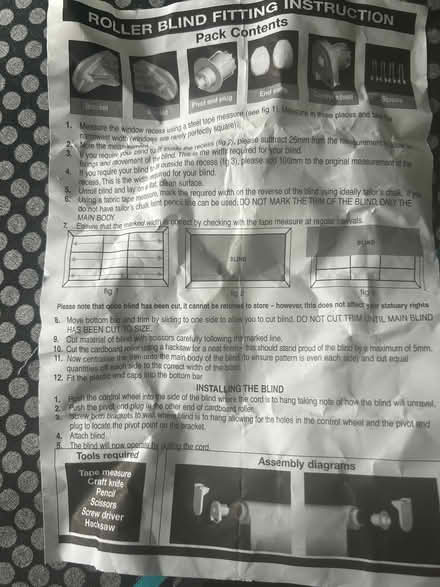 Photo of free Roller blind (Cold Harbour OX1) #3