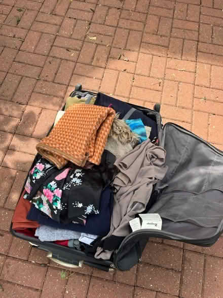 Photo of free suitcase of clothes (NW10) #1