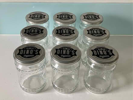 Photo of free 9 clean large glass jars (Finsbury Park N4) #1