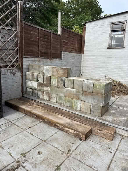 Photo of free Breeze blocks and planks (Bexleyheath) #1