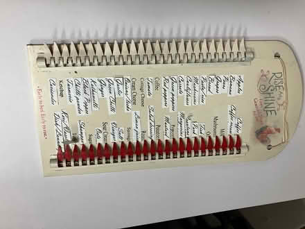 Photo of free flip arrow grocery list (Britannia/Terry Fox) #1