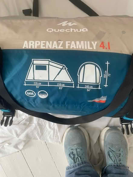 Photo of free Tent, 2 sleeping bags folding table (Haringey, near St Ann's, N15) #1