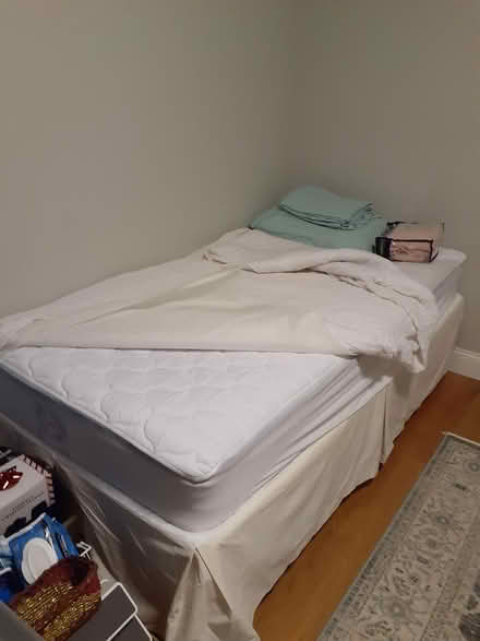 Photo of free Sgl bed w septa mattress & sheets (merrimack) #1