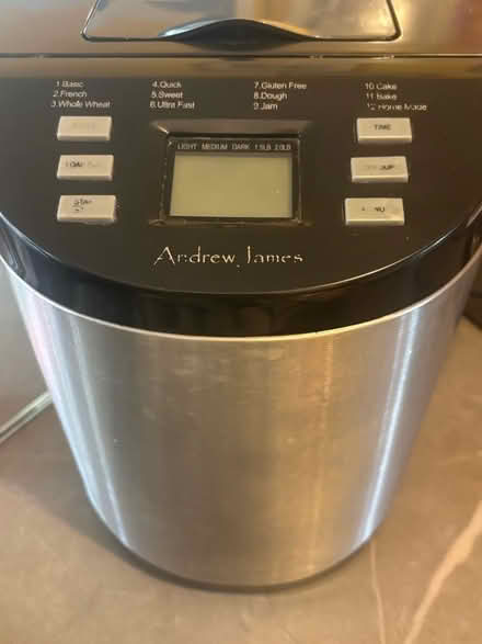 Photo of free Andrew James Bread Maker (Comberton DY10) #2