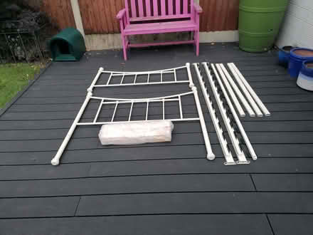 Photo of free Metal bed frame for small double bed (Highams Park E4) #2