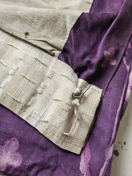 Photo of free Purple Floral Curtains (Polwarth EH11) #1