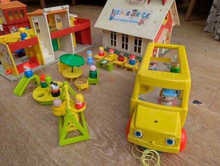 Photo of free Fisher Price main street, school, bus, playground (1980s) (Long Ditton KT7) #4