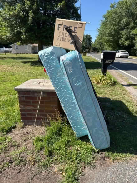 Photo of free Mattress, Boxspring, metal frame (Bridgeton NJ) #2