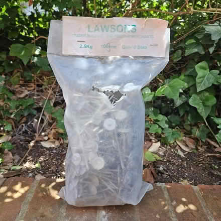Photo of free 100mm Slab Nails (Burgess Hill Worlds End RH15) #1