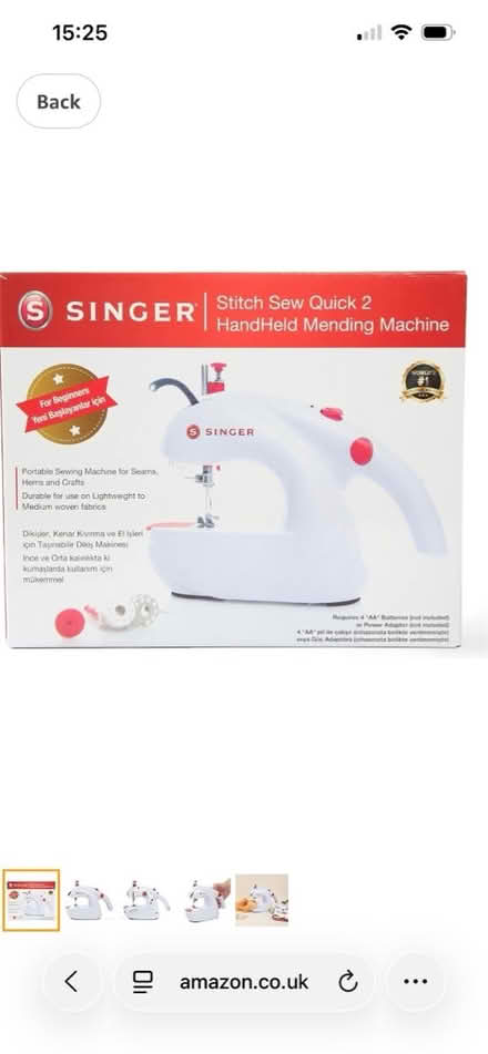 Photo of Handheld sewing machine (Bath) #1