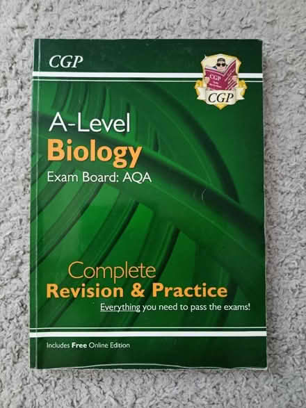 Photo of free A level Biology revision guide (Addiscombe CR0) #1