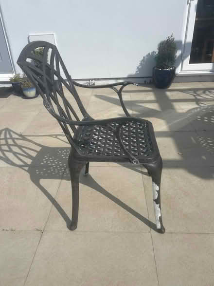 Photo of free 6 Aluminium Garden Chairs (St. Margaret's at Cliffe CT15) #2