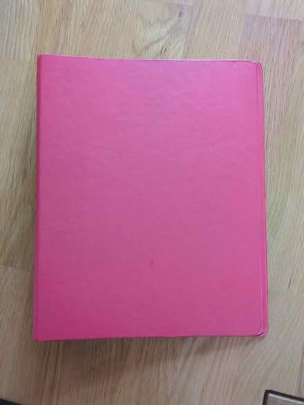Photo of free Red A4 ring binder (New Marston OX3) #1