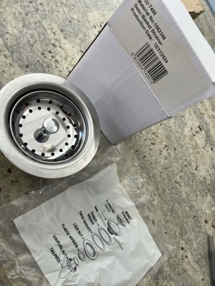 Photo of free Sink basket strainer - NEW (Vienna community center) #1